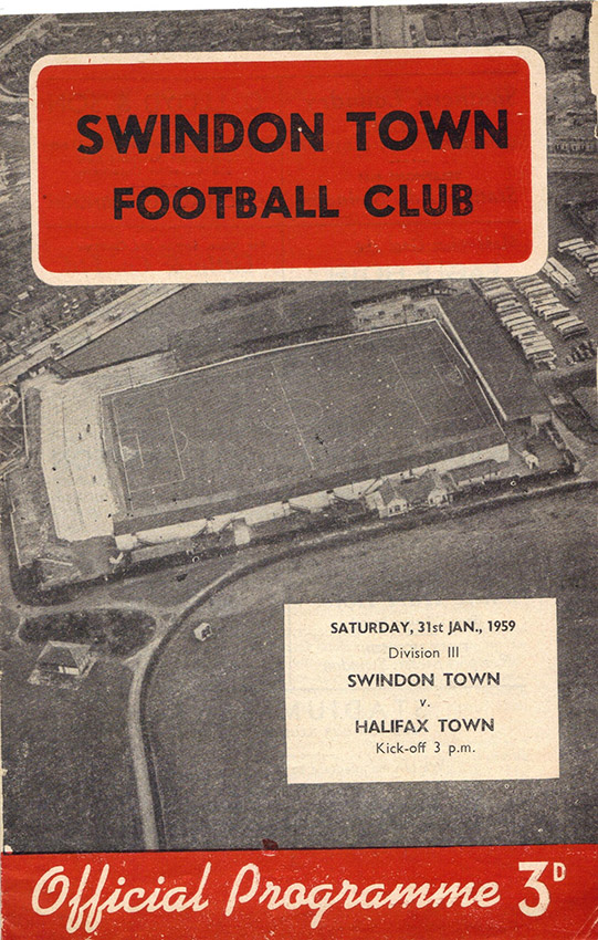 <b>Saturday, January 31, 1959</b><br />vs. Halifax Town (Home)